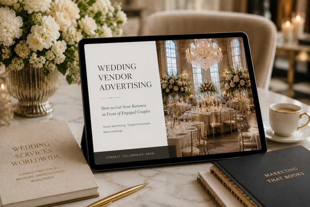 Wedding Vendor Advertising: How to Get Your Business in Front of Engaged Couples